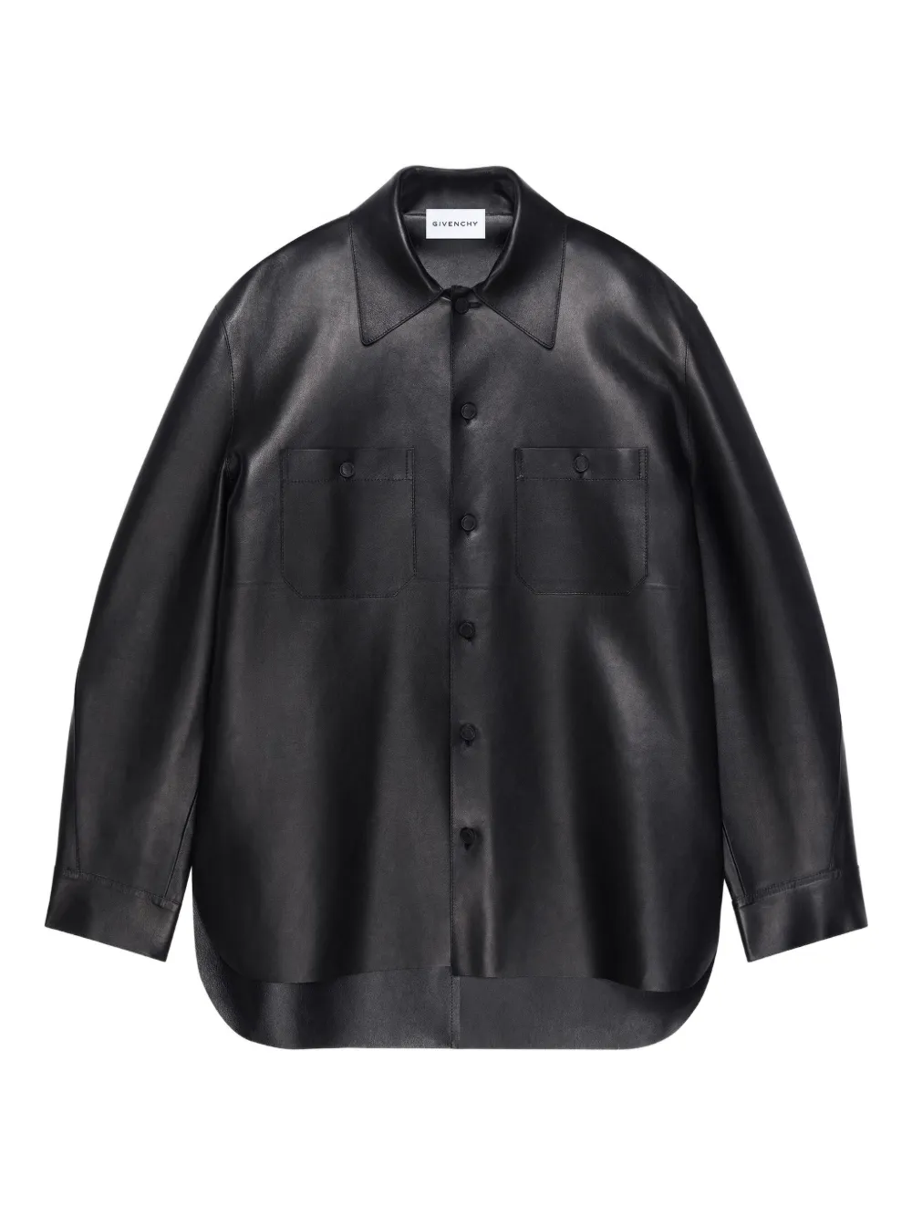 Givenchy leather shirt jacket | Black | Image 1
