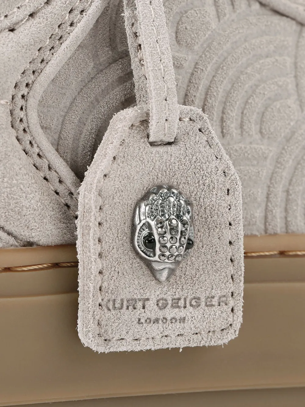 Kurt Geiger London Southbank Tag suède sneakers Grijs