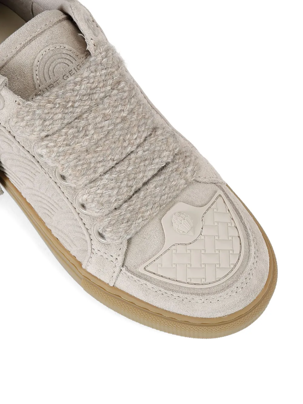 Kurt Geiger London Southbank Tag suède sneakers Grijs