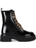 Kurt Geiger London Matilda Charm patent leather boots - Black