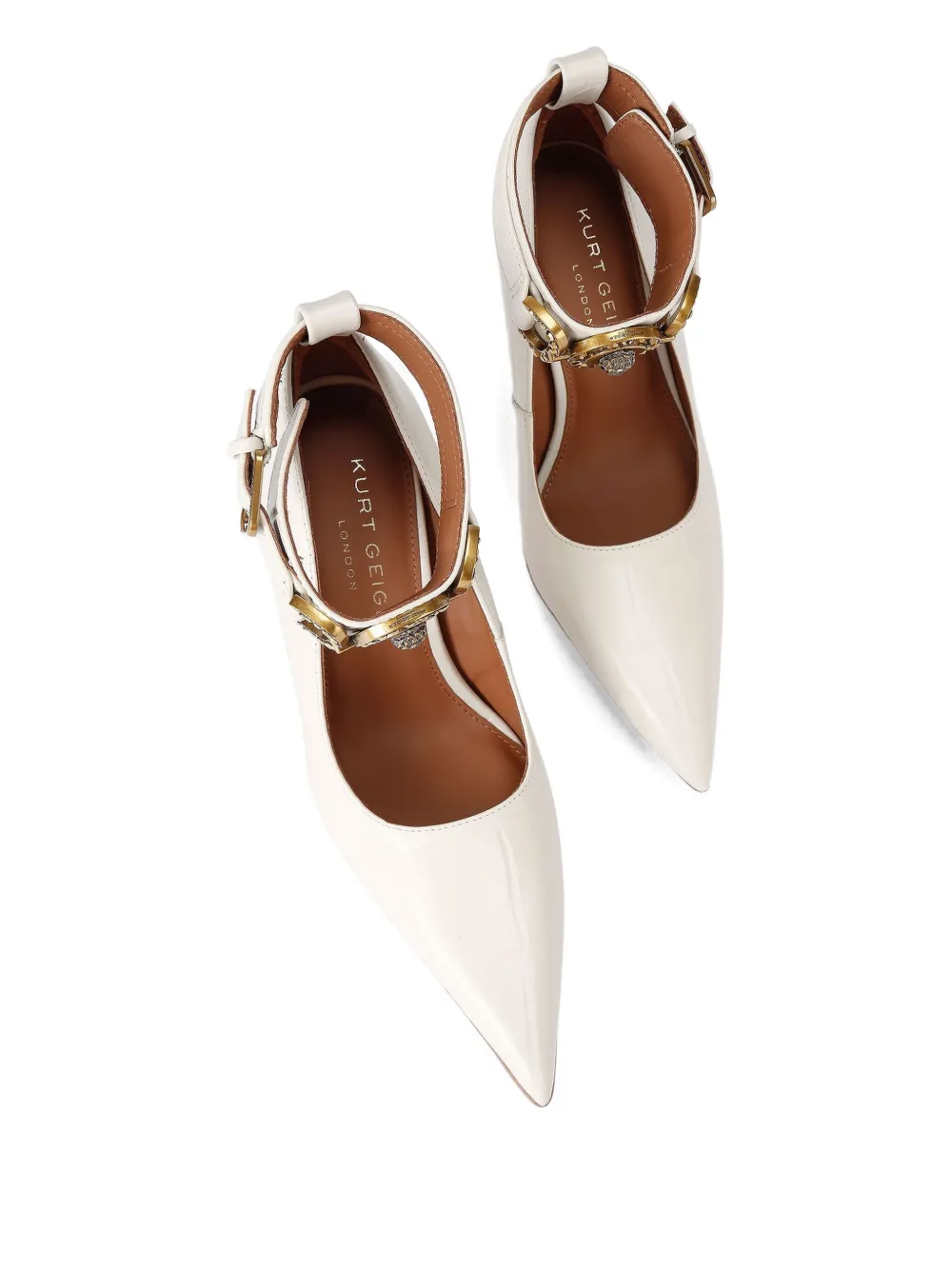 Kurt Geiger London 105 mm Mansion sandalen Wit
