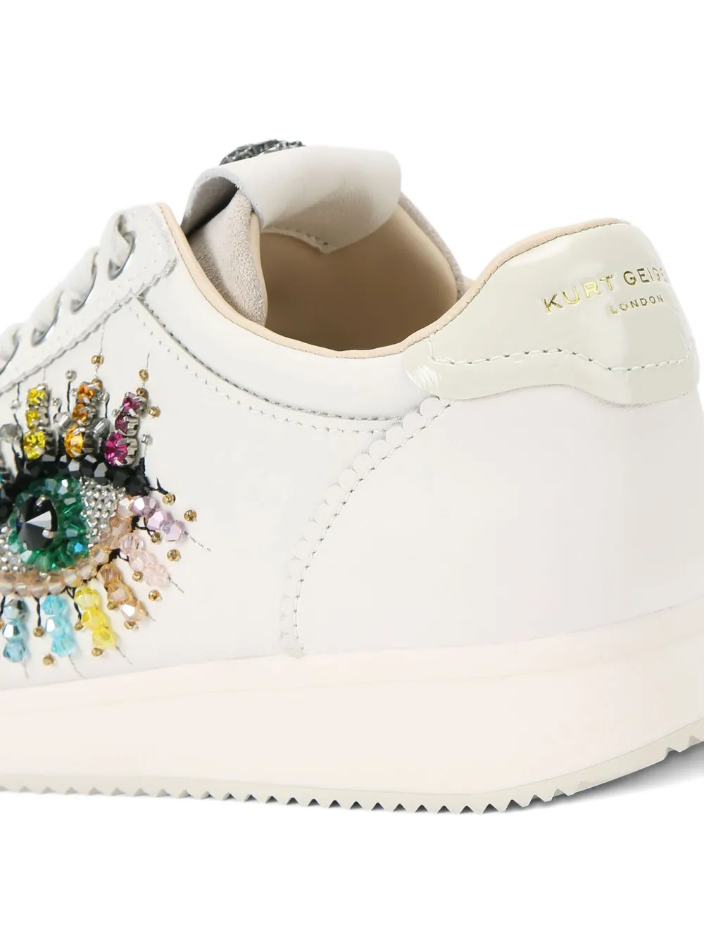 Kurt Geiger London Islington crystal-embellished sneakers White