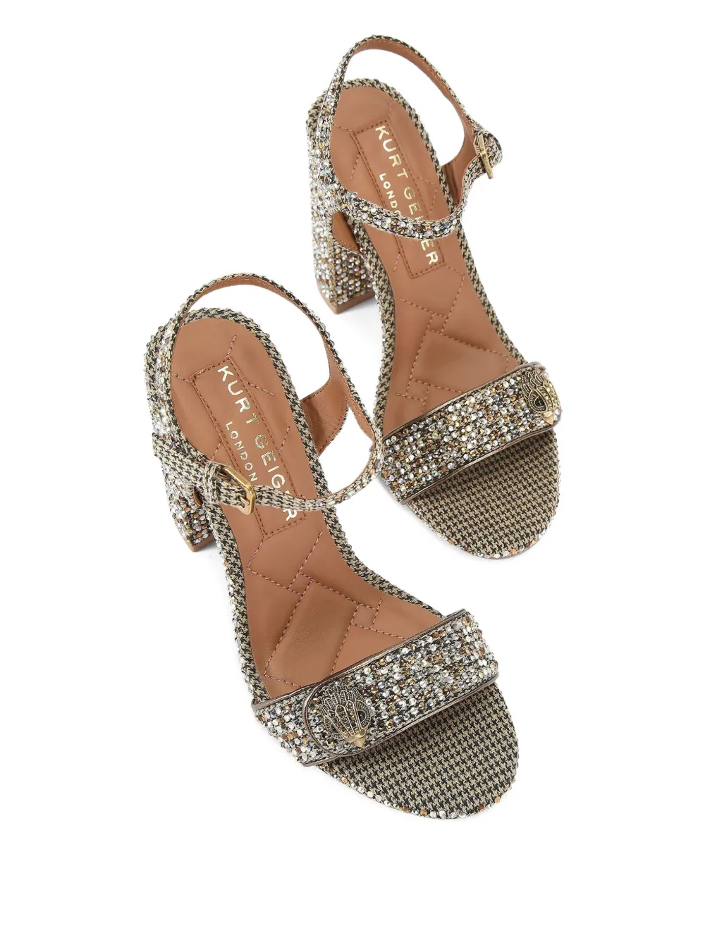 Kurt Geiger London 100 mm Kensington Langley sandalen Beige