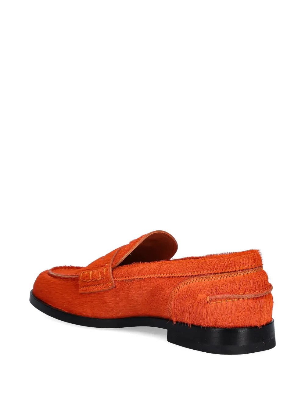 MSGM Leren loafers Oranje
