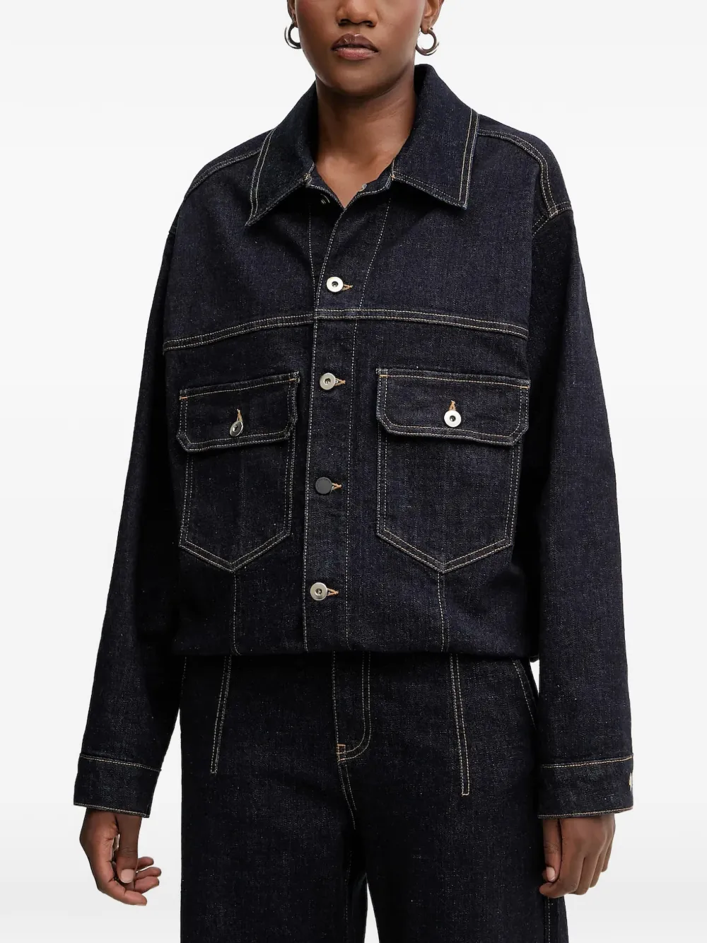 Liviana Conti Hailey pocket jacket - Blu