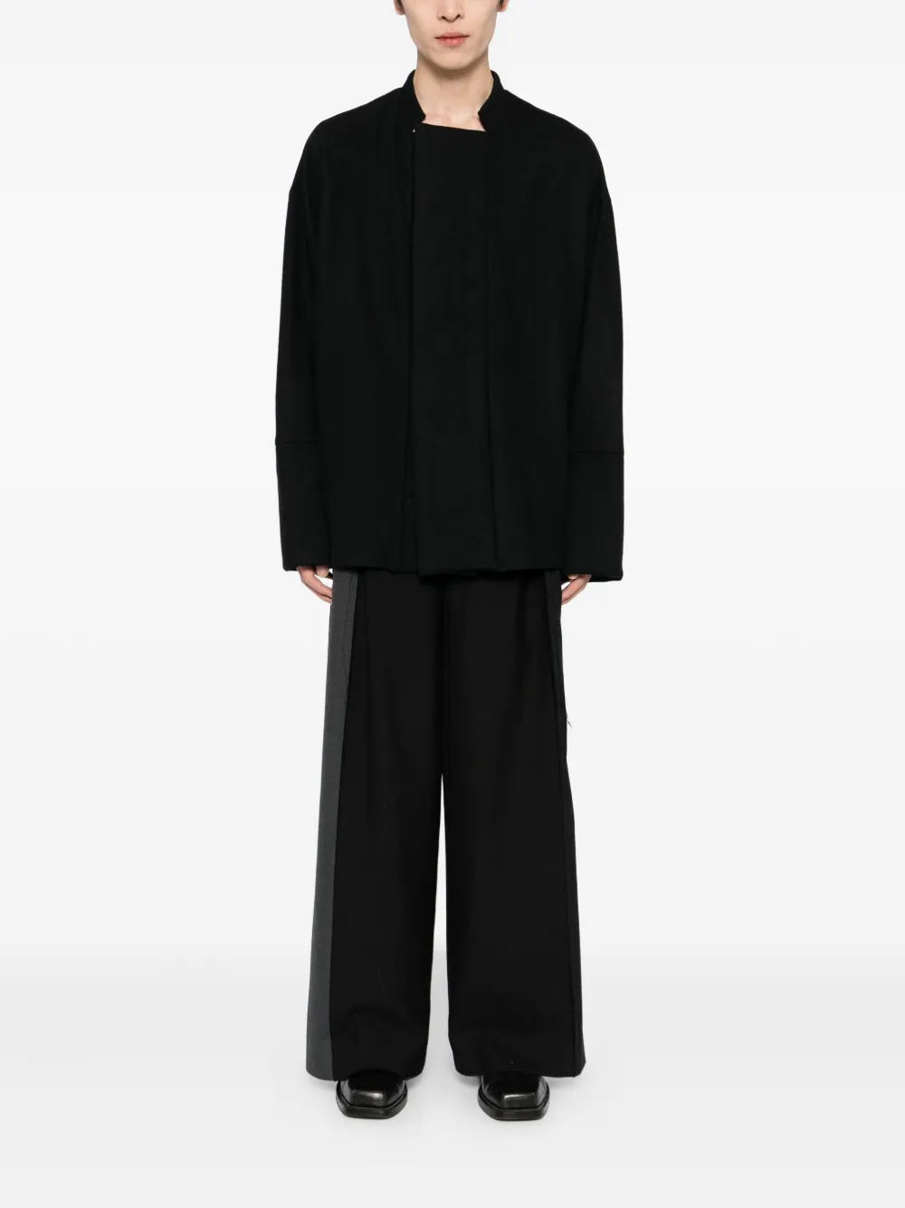Yohji Yamamoto Wool Jacket In Black