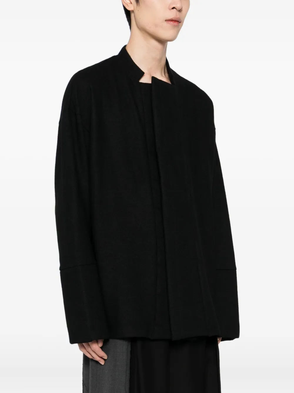 Yohji Yamamoto Wool Jacket In Black