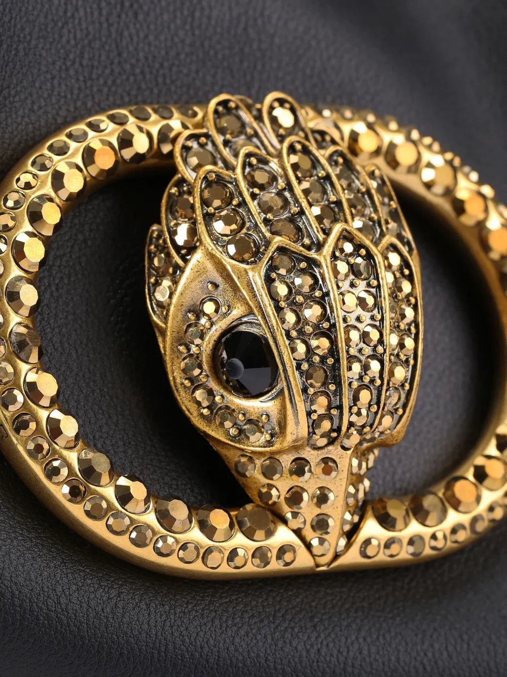 Kurt Geiger London Grote Chelsea shopper verfraaid met adelaar Zwart