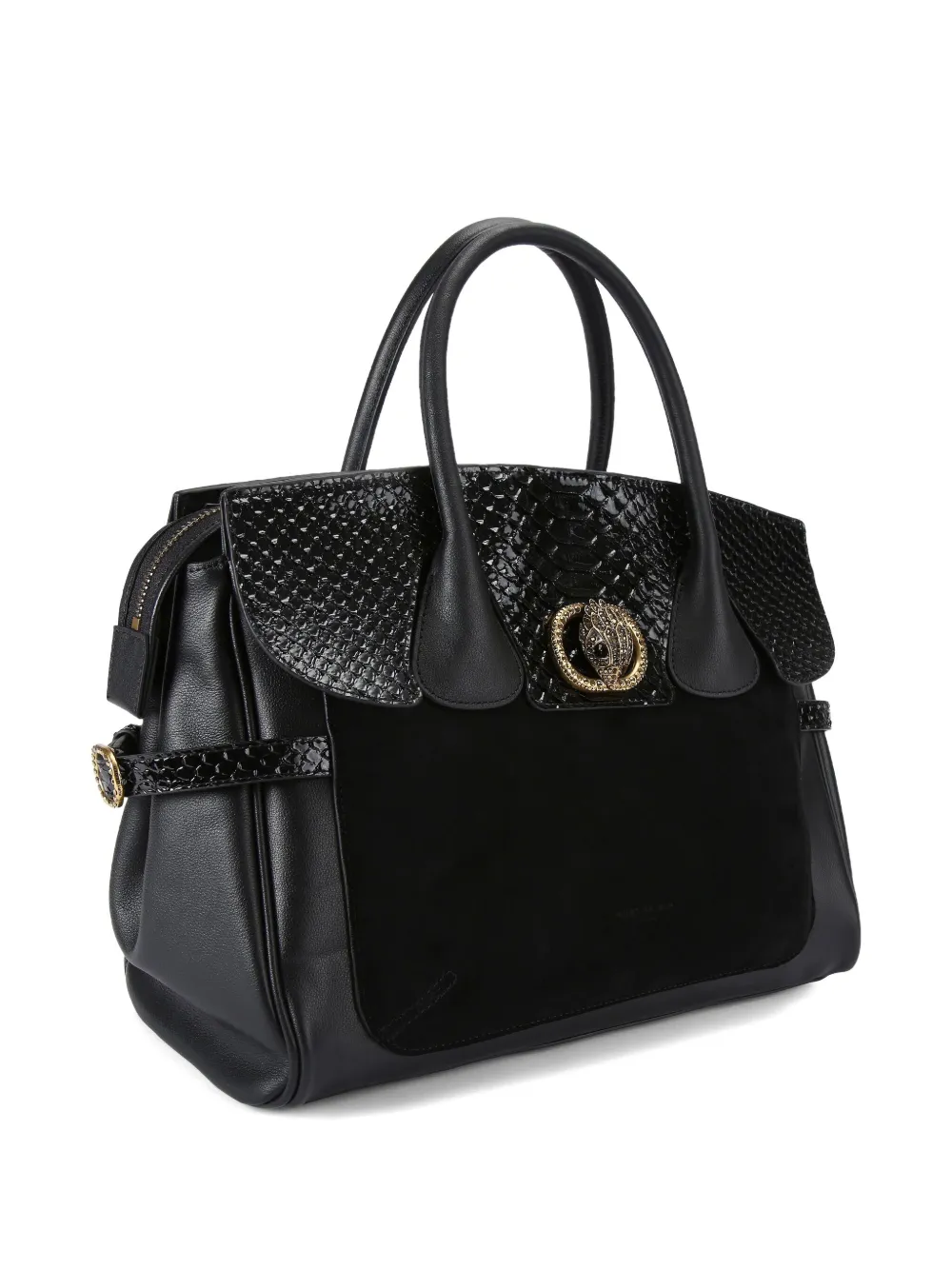 Kurt Geiger Chelsea Eagle-embellishment Tote Bag In Black