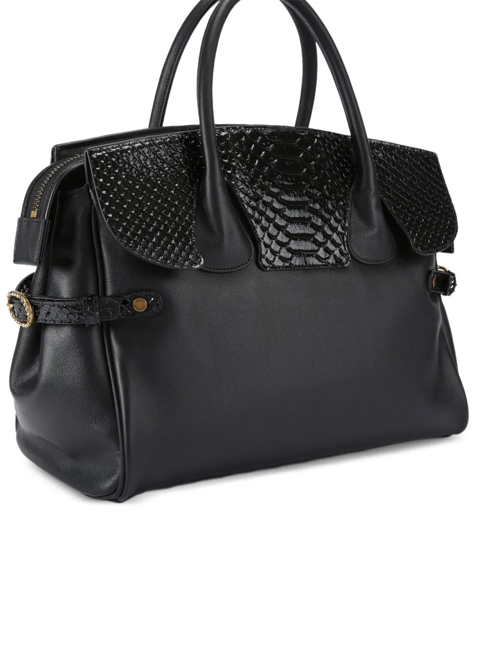 Kurt Geiger Chelsea Eagle-embellishment Tote Bag In Black