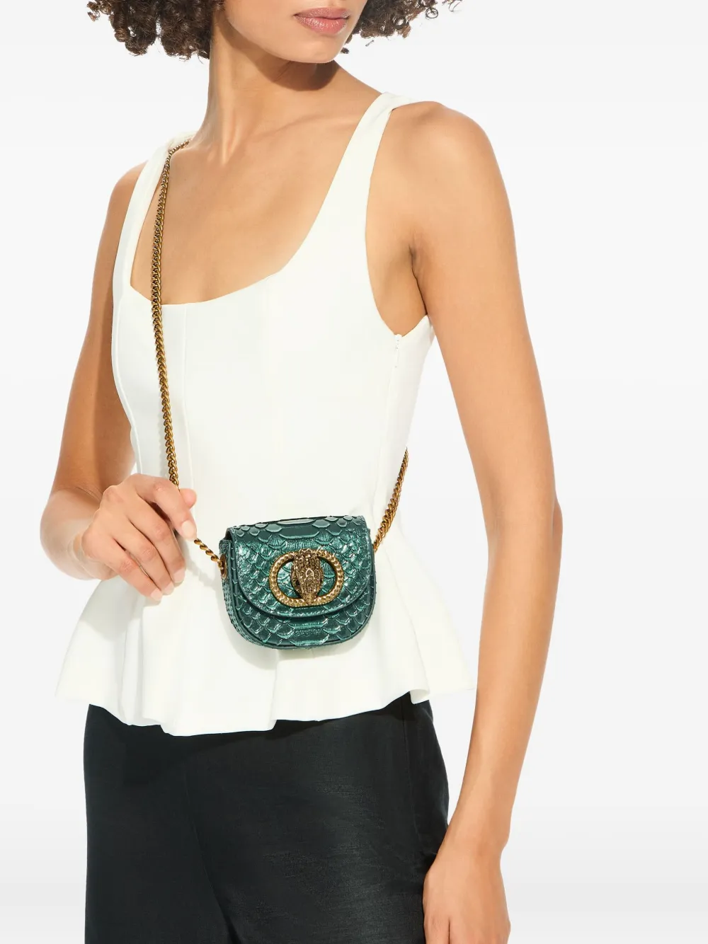 Kurt Geiger London mini Chelsea eagle-embellioshment cross body bag | Mini Bags | Image 2