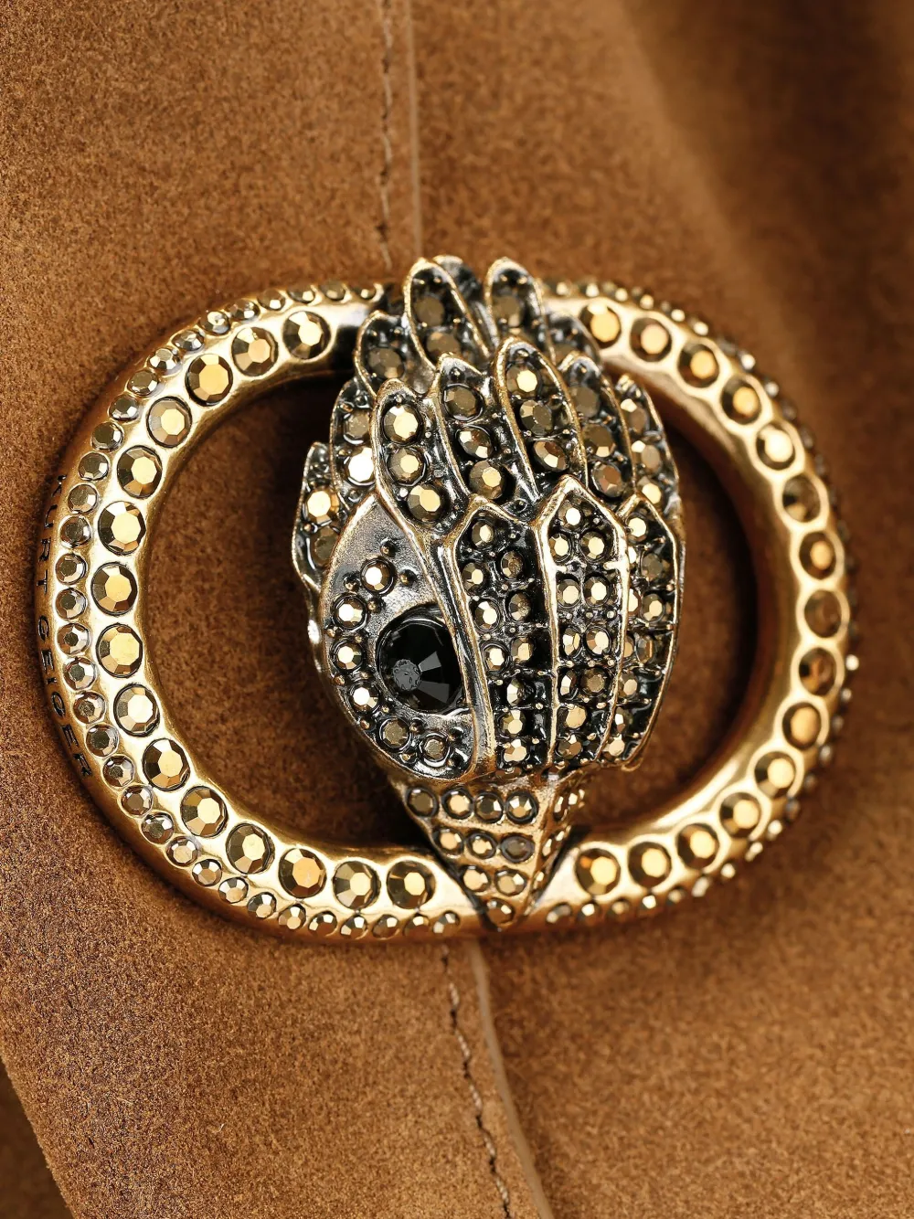 Kurt Geiger London Grote Chelsea shopper verfraaid met kristallen Bruin