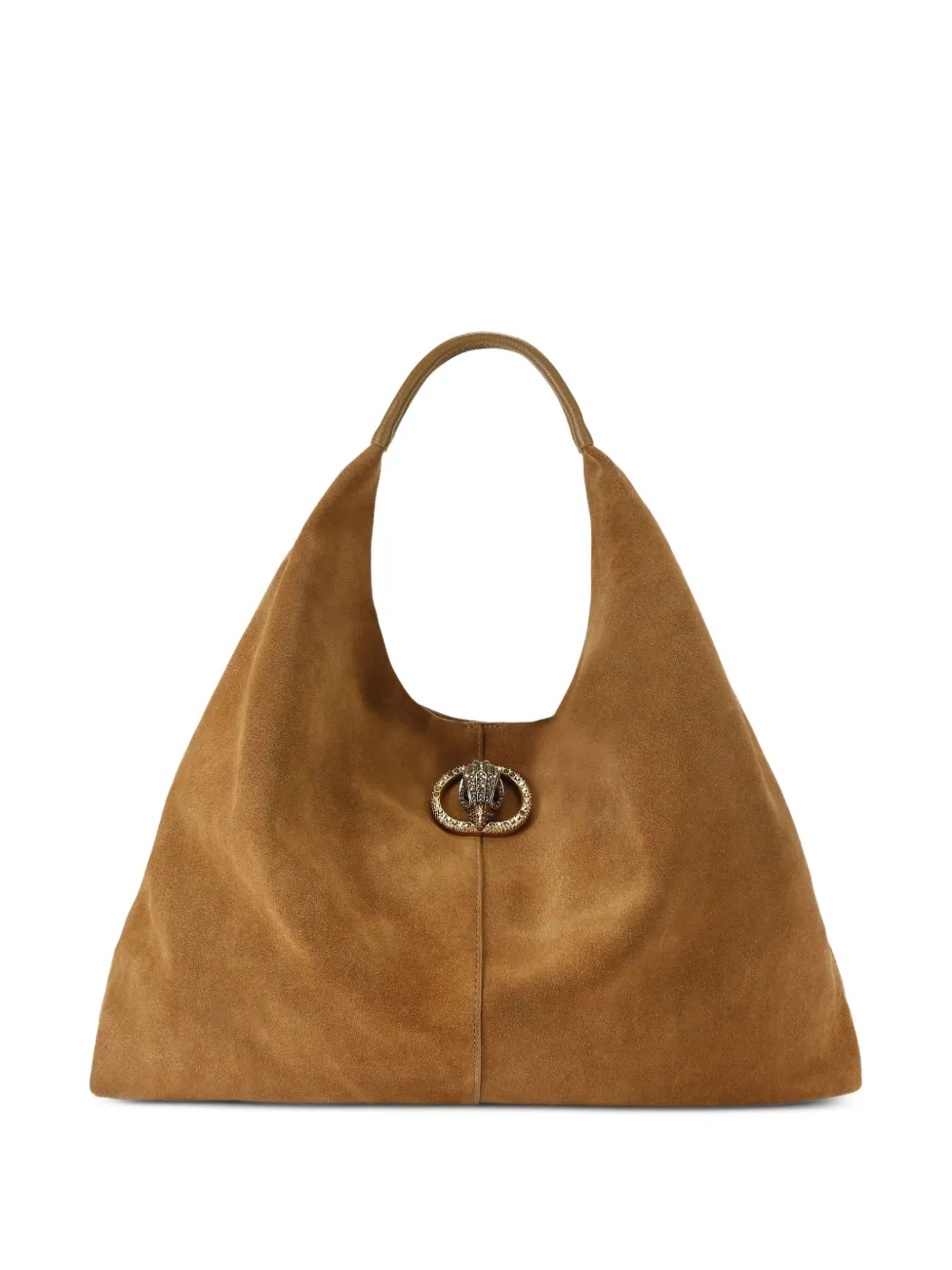 Kurt Geiger London large Chelsea crystal-embellishment tote bag - Marrone