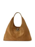 Kurt Geiger London large Chelsea crystal-embellishment tote bag - Brown