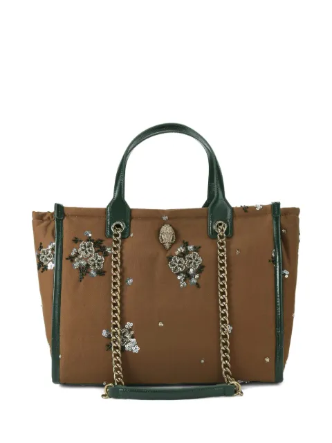 Kurt Geiger London Hoxton beaded floral tote bag