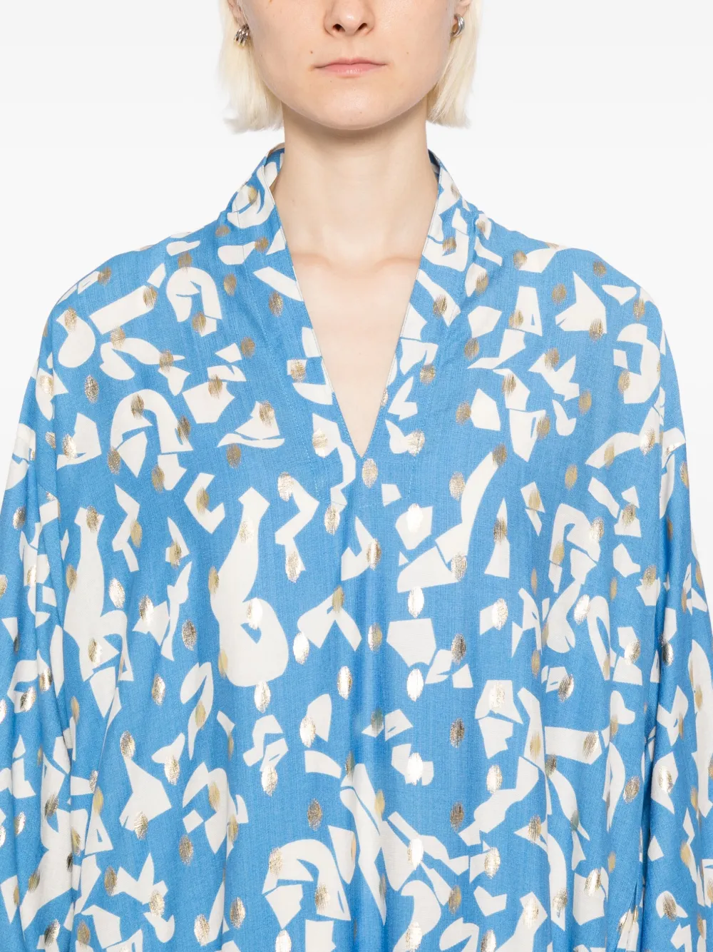 Bambah Bella Josephine jurk Blauw