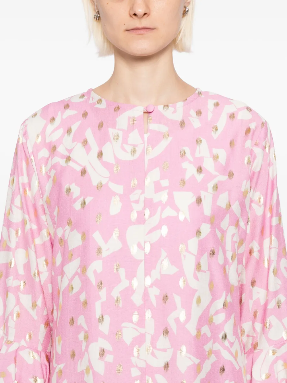 Bambah Bella maxi-jurk Roze