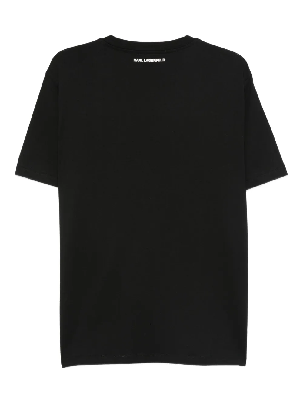 Karl Lagerfeld T-shirt met logoprint Zwart