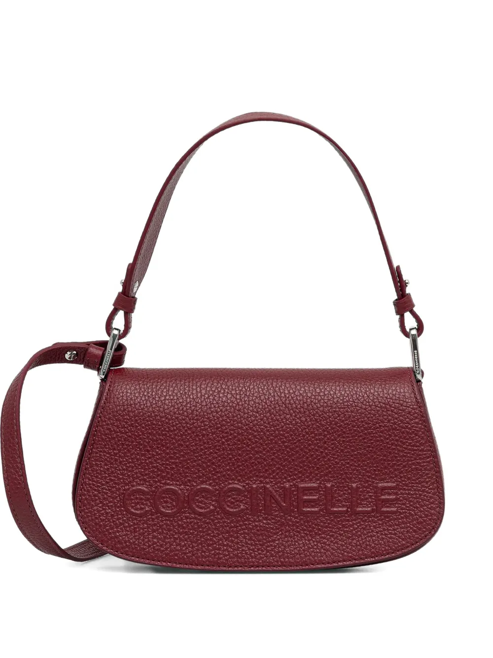 Coccinelle Borsa a tracolla goffrata - Rosso