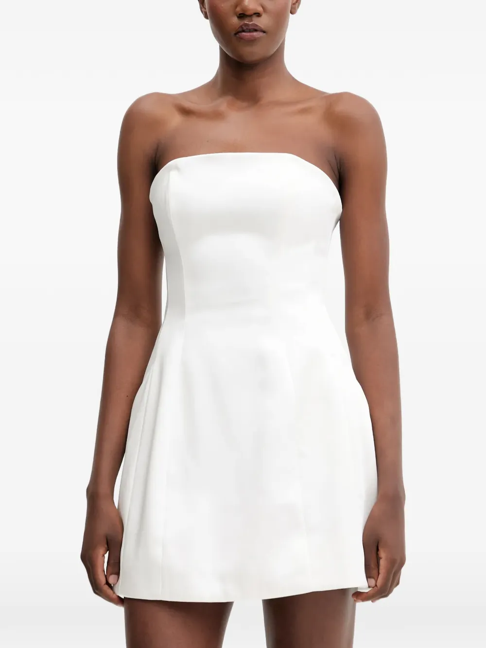 Bardot Karoline strapless mini-jurk met zak Wit