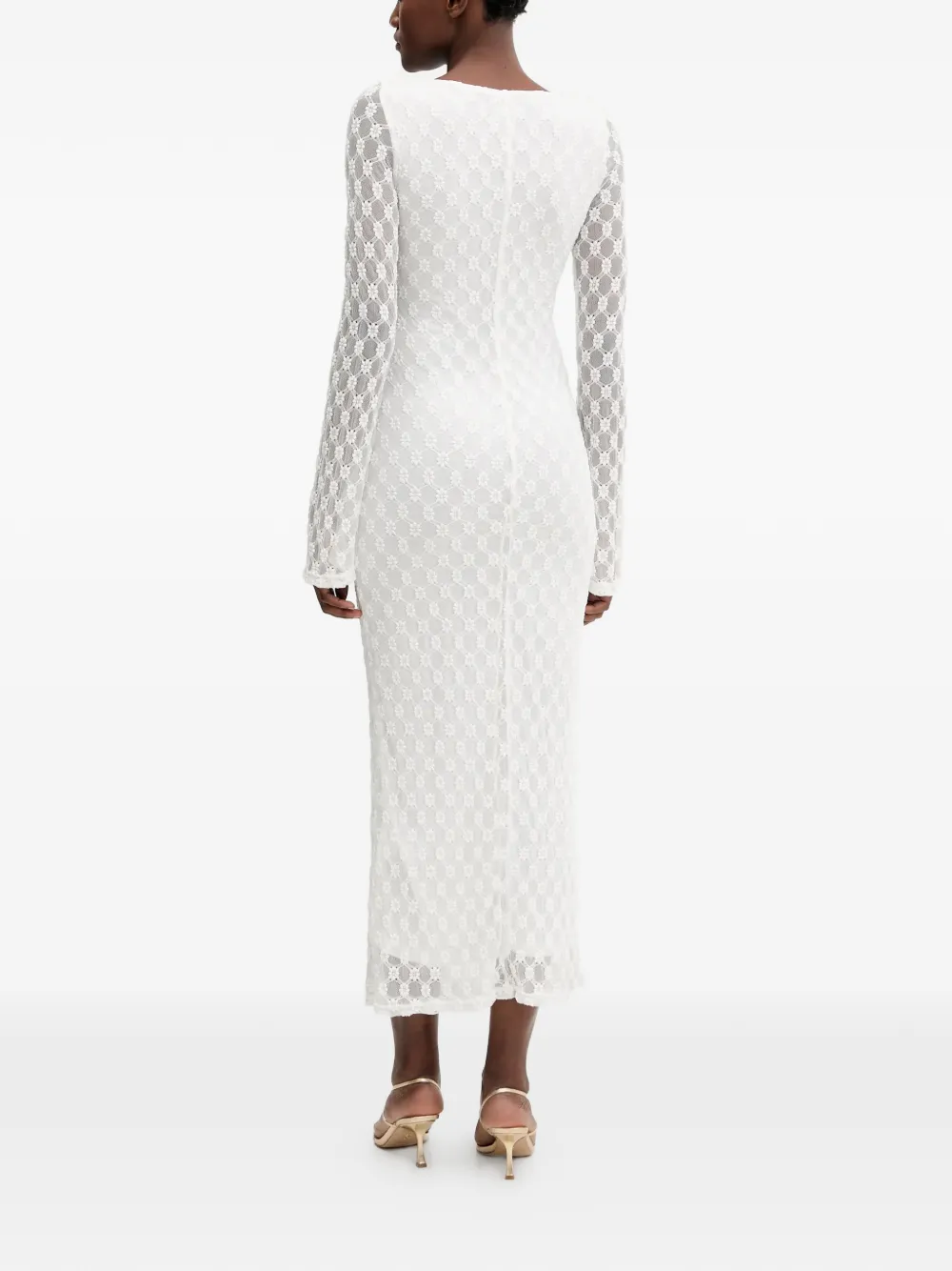 Talika V-Neck Floral Midi Dress