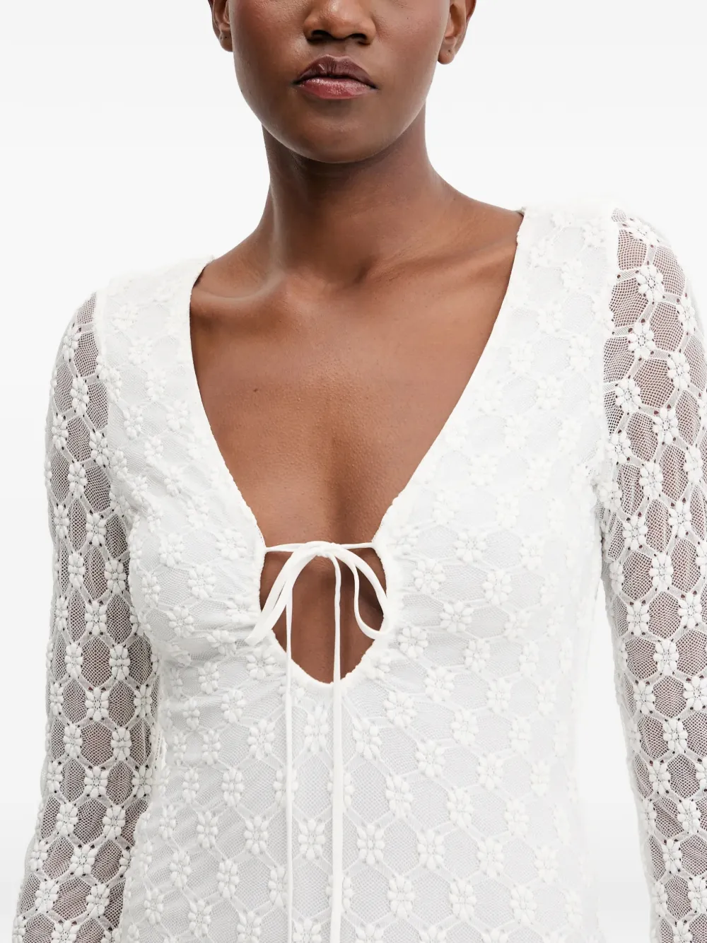 Talika V-Neck Floral Midi Dress
