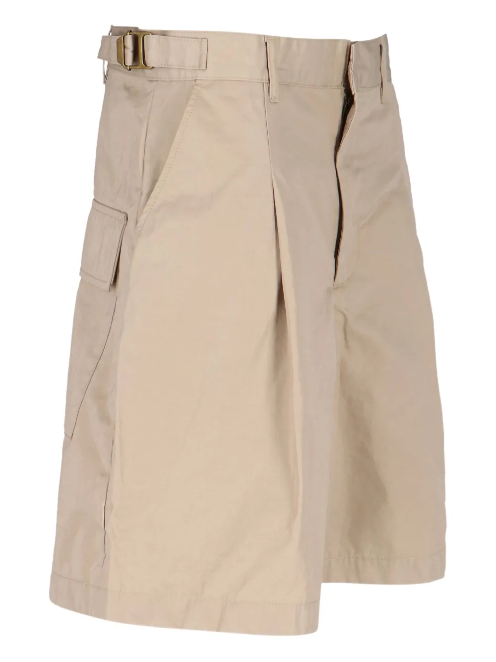 Entire Studios Pleated Cargo Shorts In Neutral