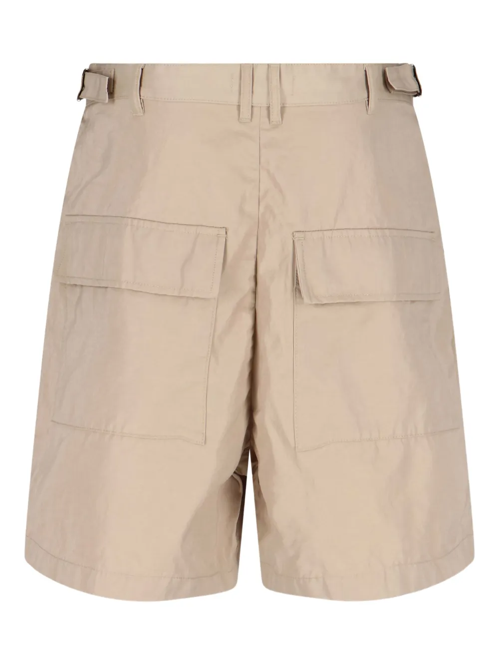 Entire Studios Pleated Cargo Shorts In Neutral
