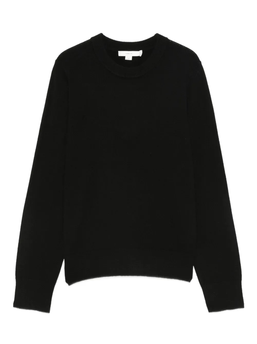 Vince round-neck long-sleeve sweater | Black | Image 1