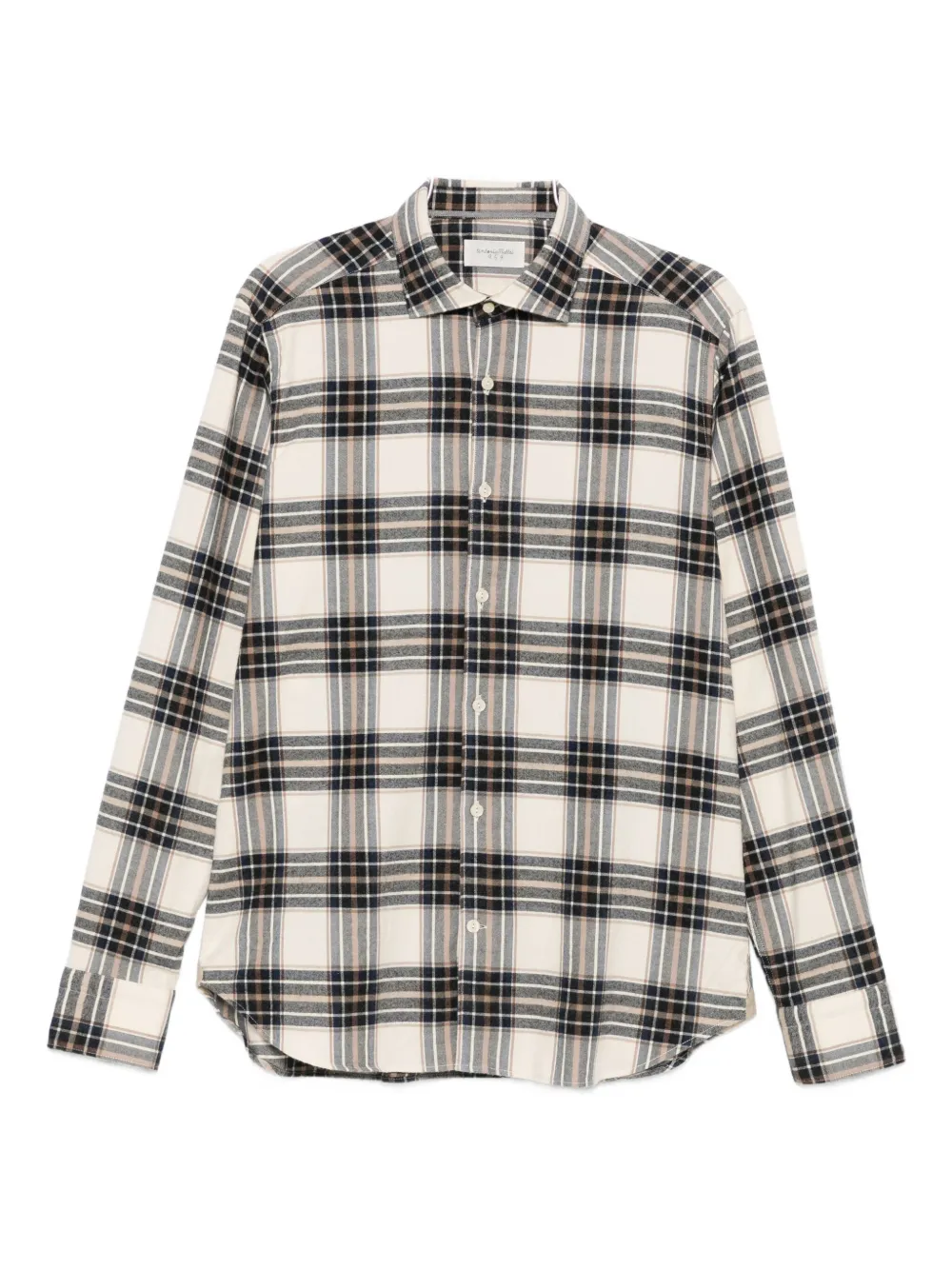 Tintoria Mattei camisa a cuadros | neutro | Image 1
