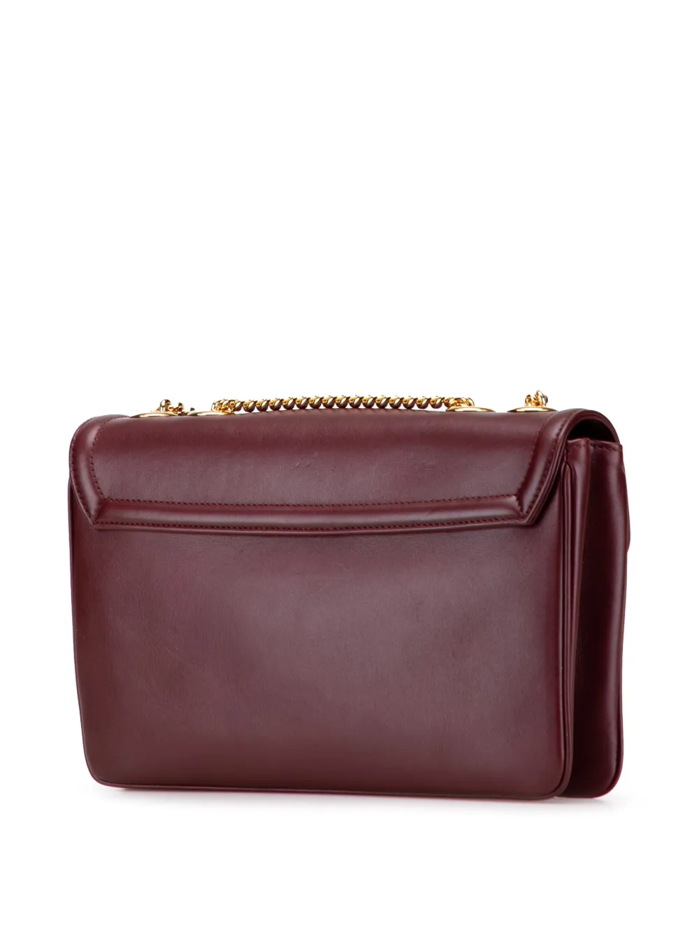 Pre-owned Gucci 2000-2015 Medium Leather Rajah Crossbody Bag In Red
