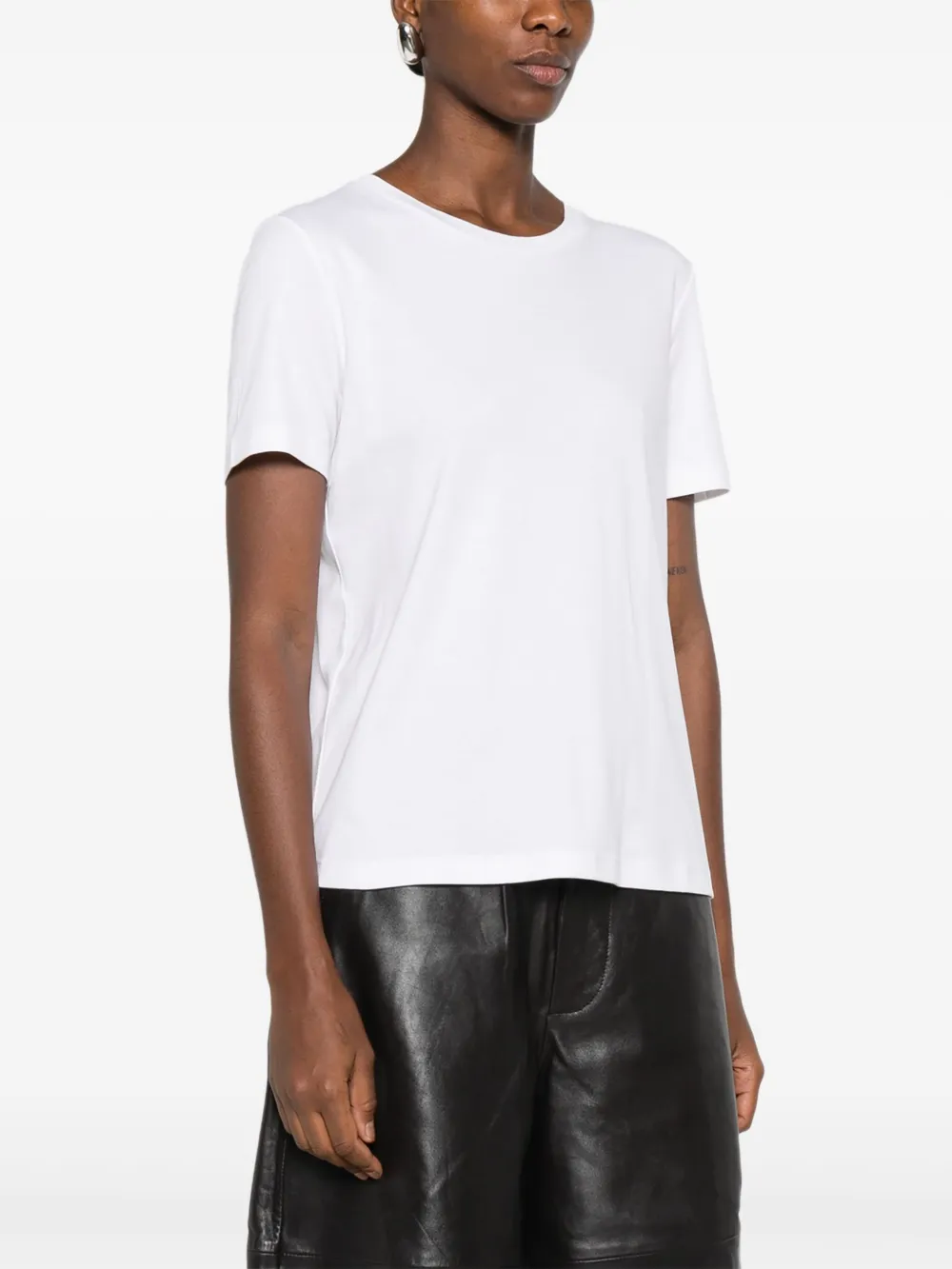 'S Max Mara T-shirt met ronde hals Wit