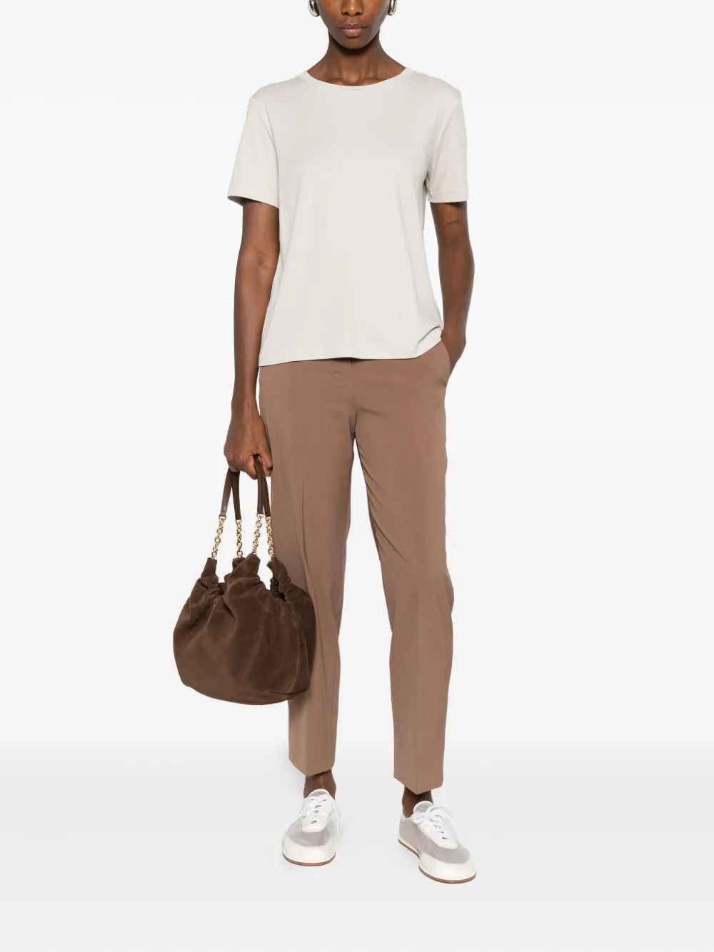 'S Max Mara crew-neck logo-embroidered T-shirt | T-Shirts & Jersey Shirts | Image 2
