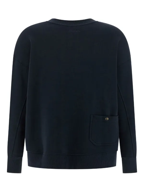 S Max Mara ロゴ スウェットシャツ | ブルー | FARFETCH JP