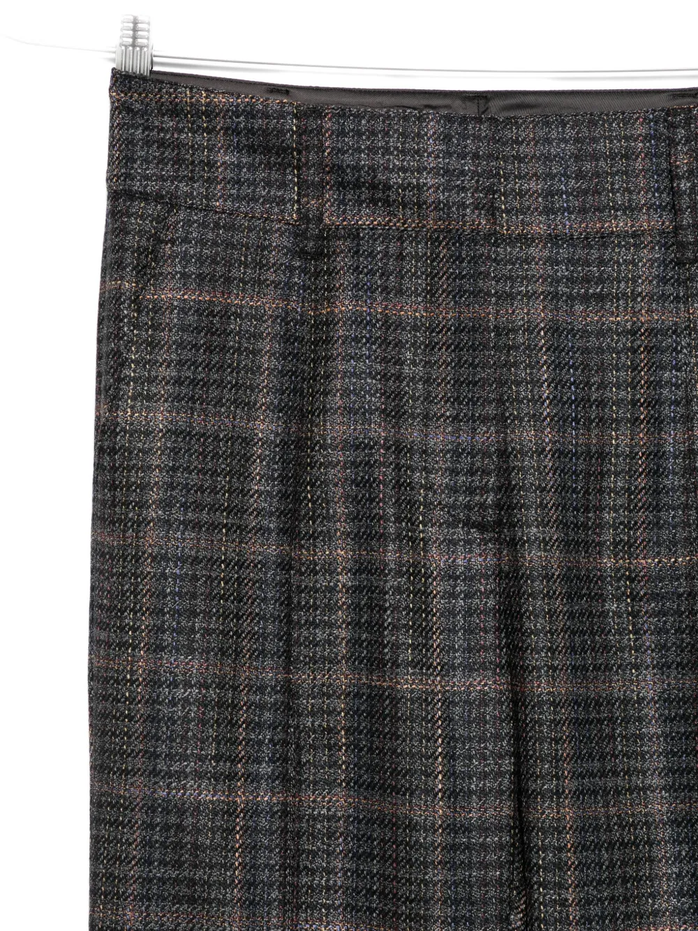 Gabriela Hearst Plaid Trousers In Gray