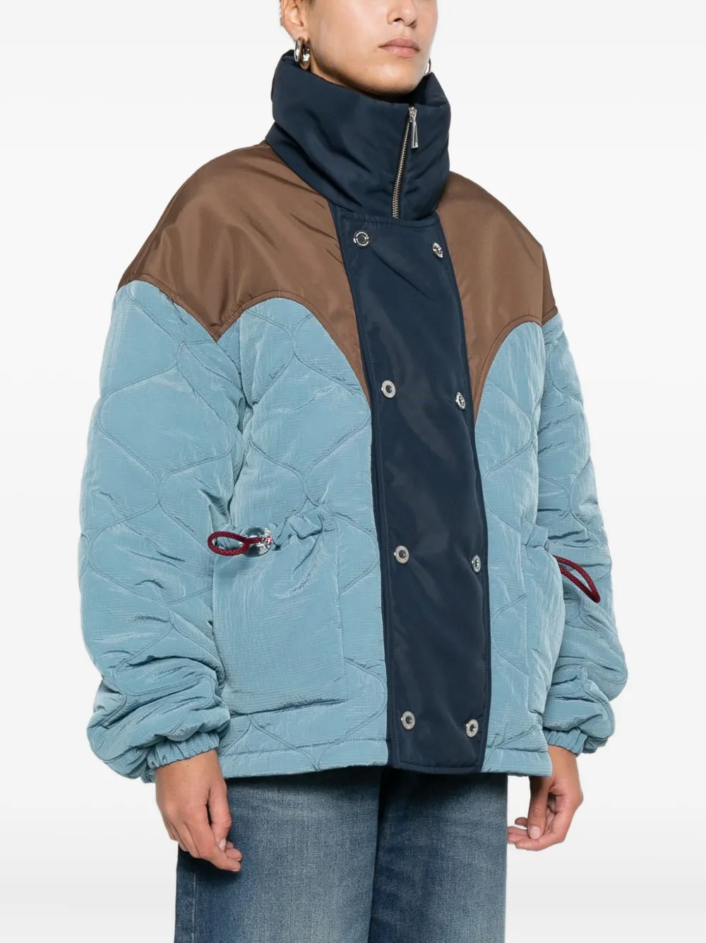 MARBELL Kate jas met vlakken Blauw