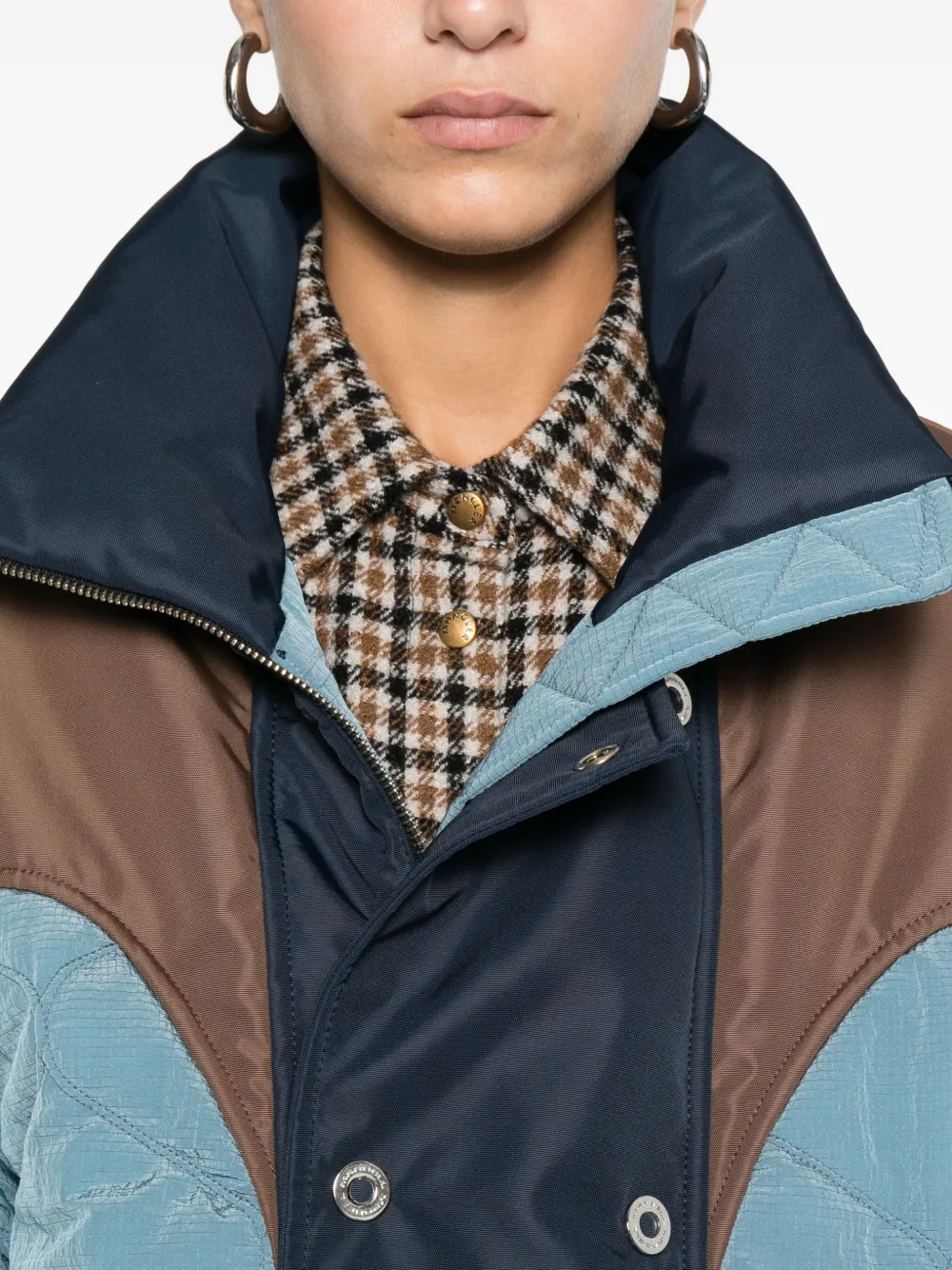 MARBELL Kate jas met vlakken Blauw