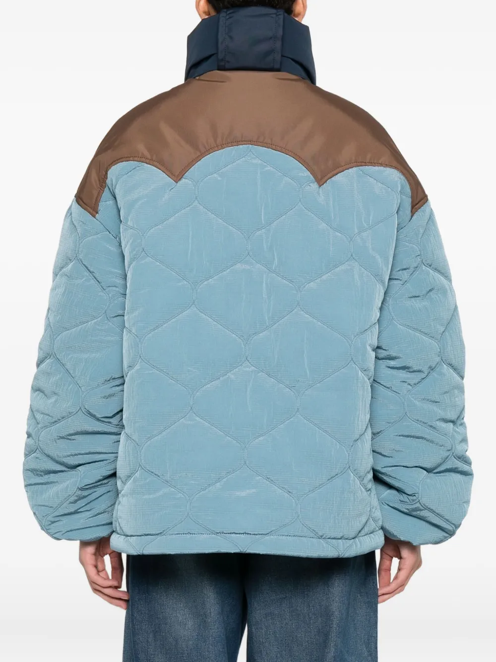 MARBELL Kate jas met vlakken Blauw