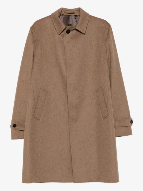 Lardini single-breasted wool coat