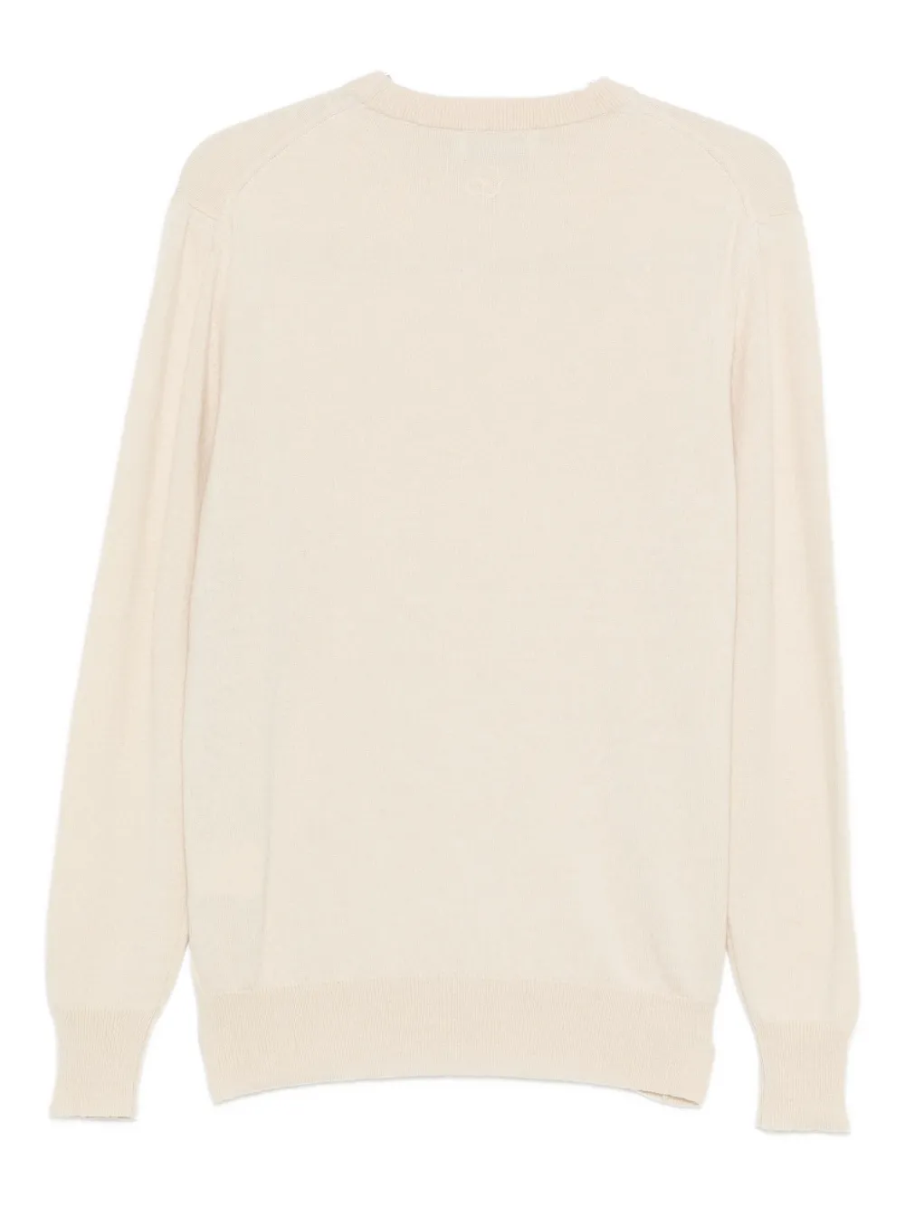 Lardini crew-neck knitted sweater - Beige