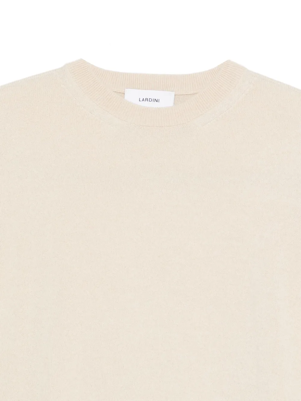 Lardini Trui met ronde hals Beige