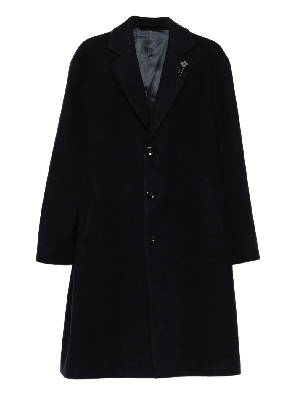 Lardini abrigo con botones y logo | azul | Image 1