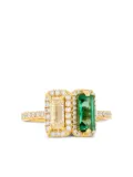 Suzanne Kalan 18K yellow gold multi-stone ring