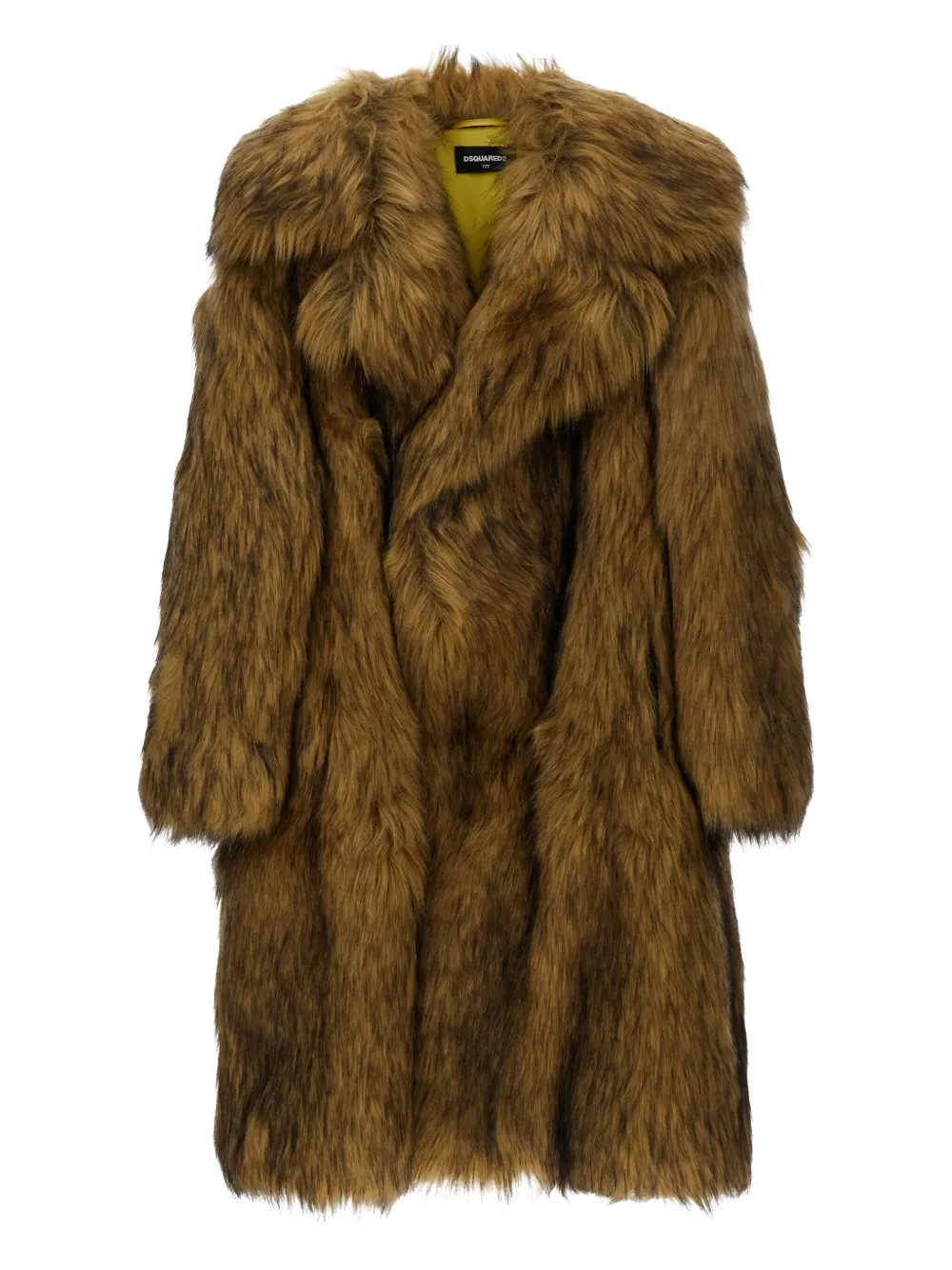 DSQUARED2 KIDS Furry collared coat | Brown | Image 1