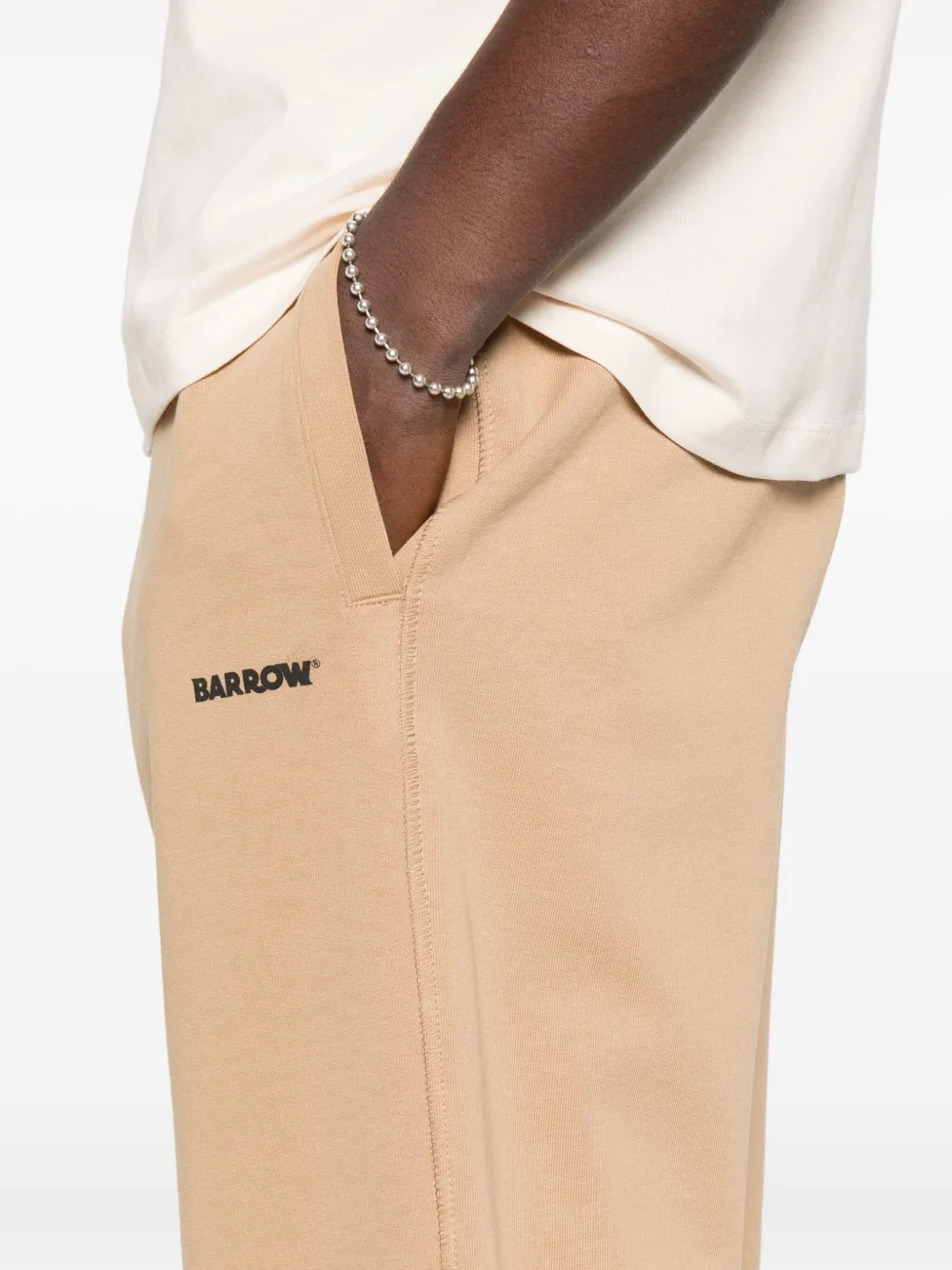 BARROW Joggingbroek met logodetail Beige