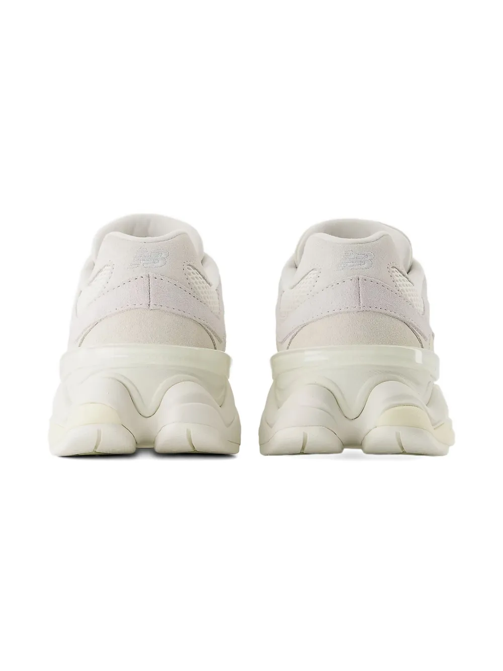 New Balance Kids 9060 lace-up sneakers White