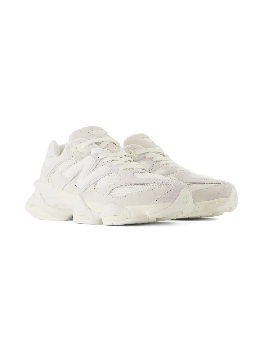 New Balance Kids 9060 lace-up sneakers White