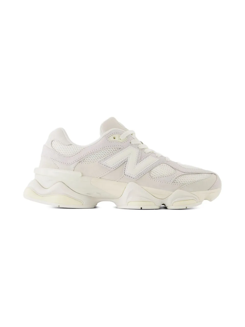 New Balance Kids 9060 lace-up sneakers White