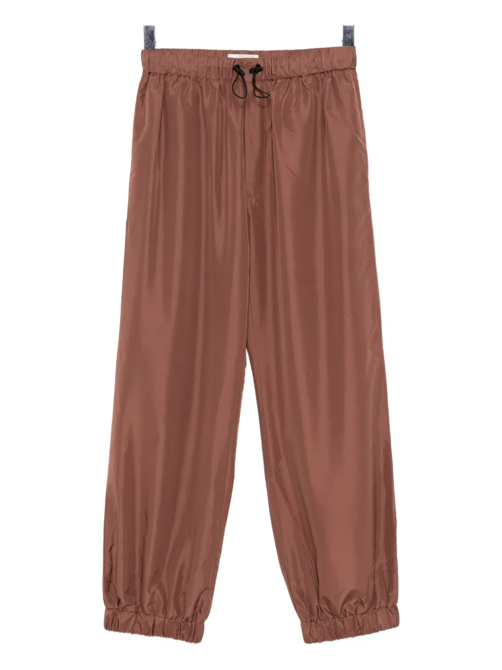 Qasimi Drawstring Track Pants In Brown