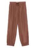 Qasimi drawstring track pants - Brown
